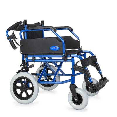 Comfort Plus DM-337 45cm Mavi Alüminyum Özellikli Transfer Tekerlekli Sandalye - 5