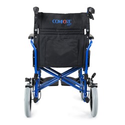 Comfort Plus DM-337 45cm Mavi Alüminyum Özellikli Transfer Tekerlekli Sandalye - 4