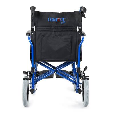 Comfort Plus DM-337 45cm Mavi Alüminyum Özellikli Transfer Tekerlekli Sandalye - 4