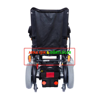Comfort Plus DM-450 Luxury Akülü Tekerlekli Sandalye - 7