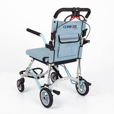 Comfort Plus DY01409LJ Mavi Transfer Tekerlekli Sandalye - 5